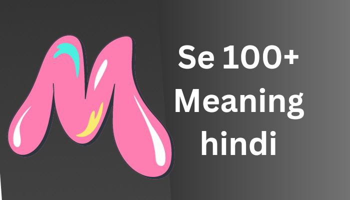 m se meaning
